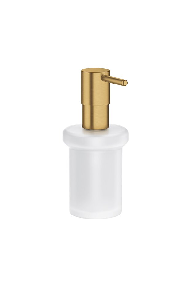 Essentials Liquid Soap Dispenser Glass and Pump Brushed Cool Sunrise - 40394Gn1