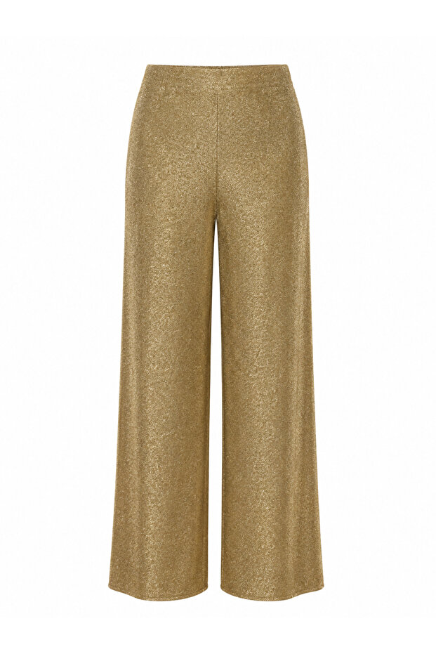 Glittery Knitwear Trousers