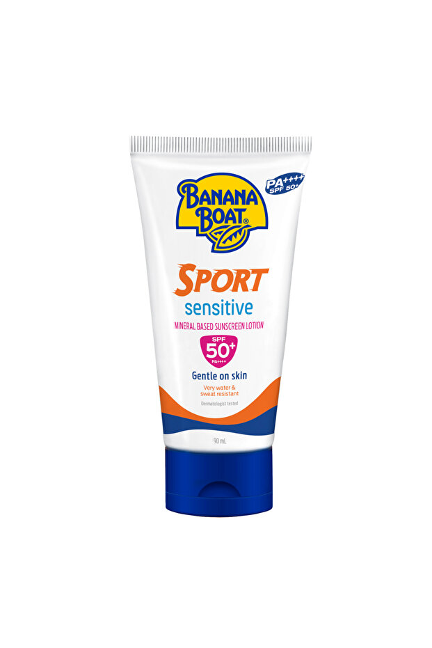 Banana Boat Simpley Protect Sport Sunscreen Lotion-SPF50-UVA/UVB Protection-90ml