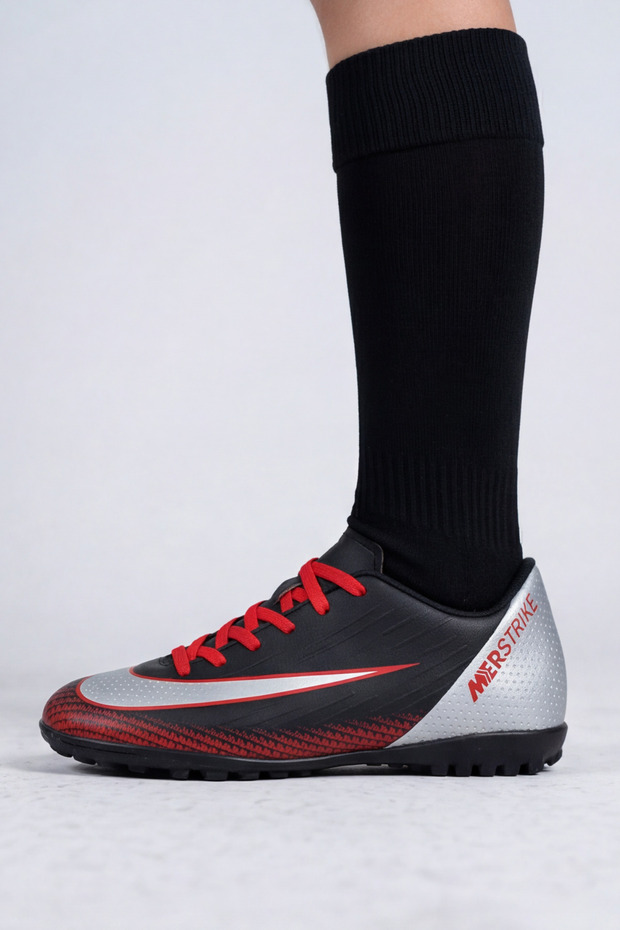 Merstrike Speed-Tech Red Black Ultra Light High Speed Maximum Ground Grip Series