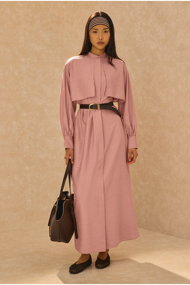 Windbreaker Dress Light Rose