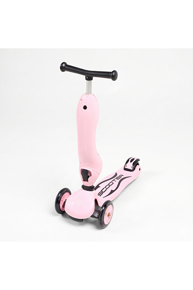 Buddiez - 2 in 1 Scoot & Run Ride-On Scooter - Pink