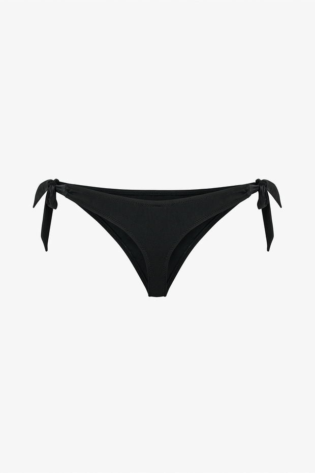 Black String Bikini Bottom - 5
