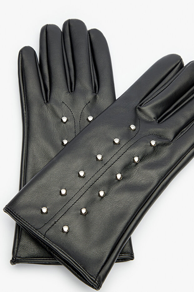 Madeleine Schwarze Handschuhe - 2