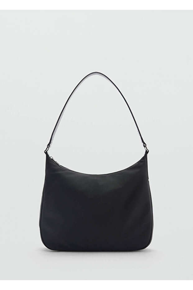 Mittelgroße Nylon-Umhängetasche - 2