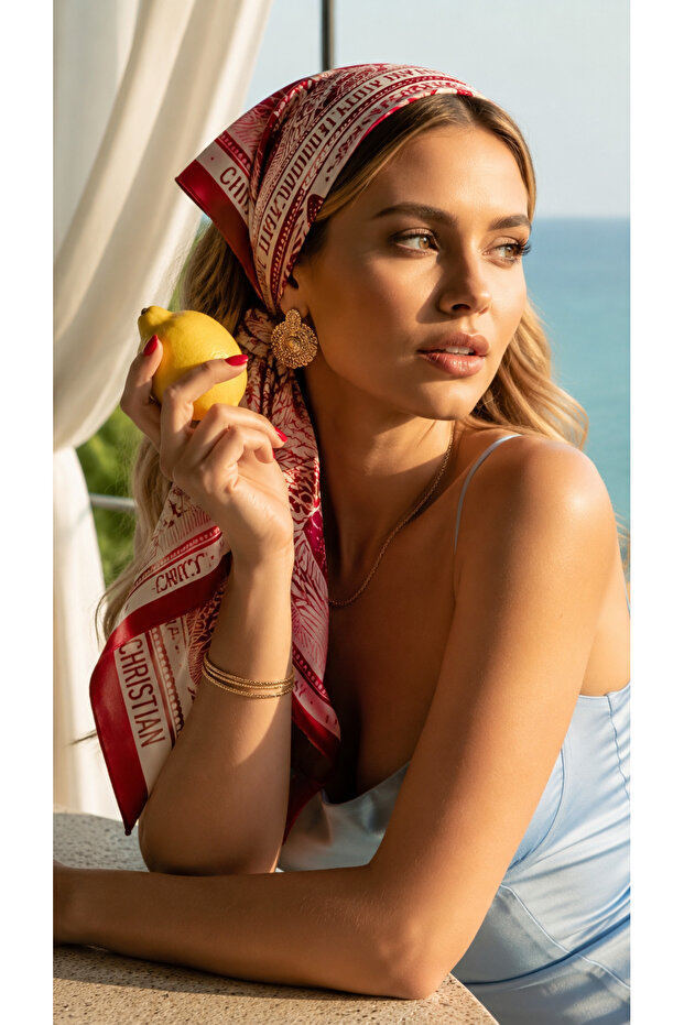 وشاح الكرز ابتسامة