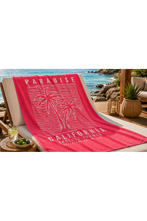 Paradise California Endless Summer Beach Towel 75X150Cm
