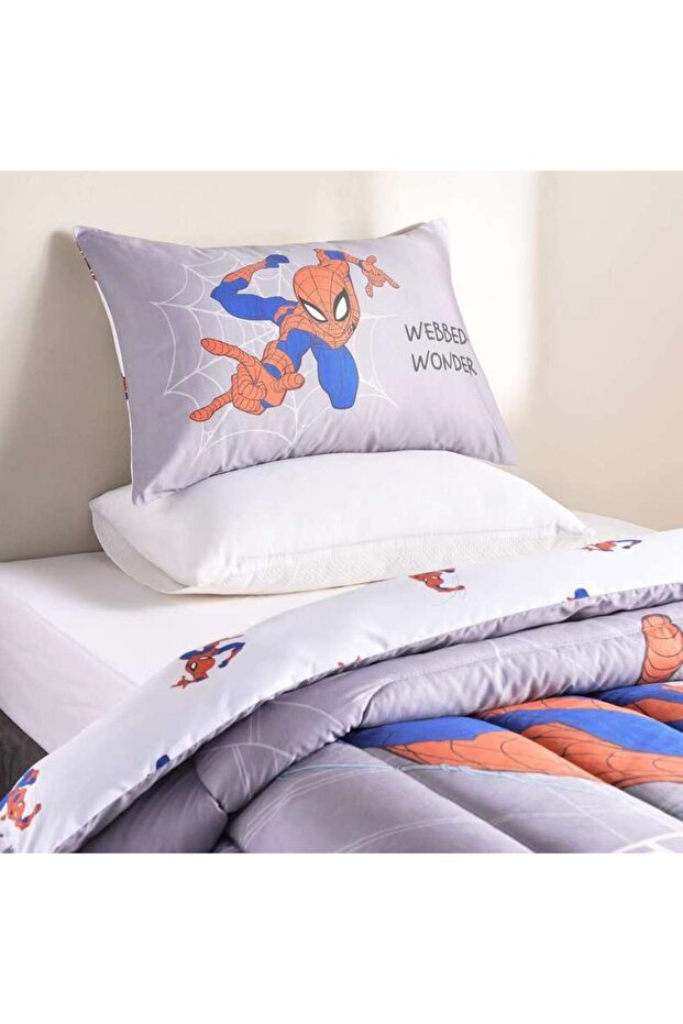 Spiderman 2 Piece Comforter Set 160x220 Cm - Red