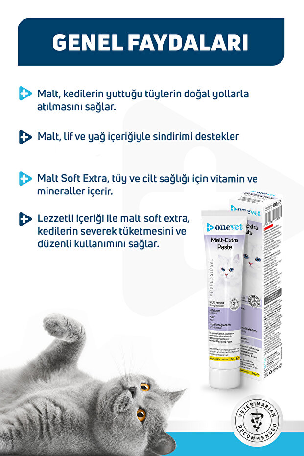 Kedi Maltı 50 Gr Tüy Yumağı Önleyici Malt Macunu - 4
