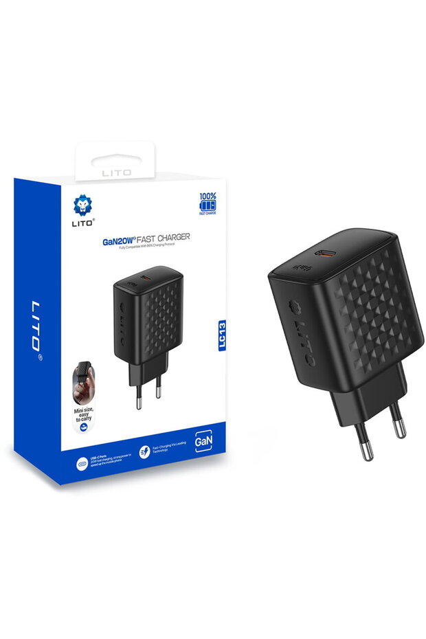 LC13 1xUSB-C 20W Negru