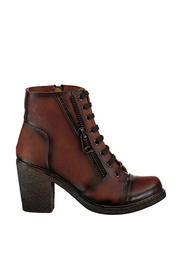 Hellbraune Damenstiefel C674150209 - 4