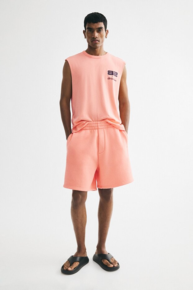 Sweatshirt Şort Relaxed Fit
