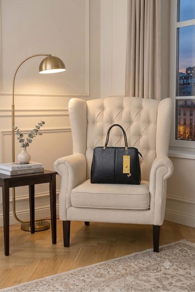 Women's Large Size Handbag with Long Strap