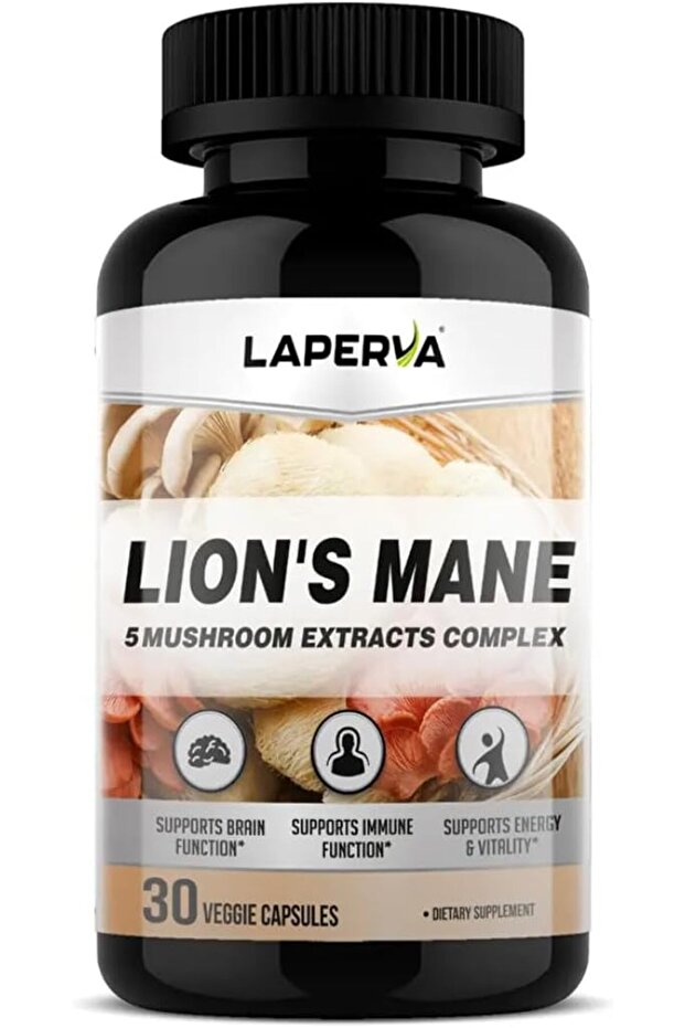 Lions Mane Complex, 30 Veggie Capsules, Enhances Cognitive Function