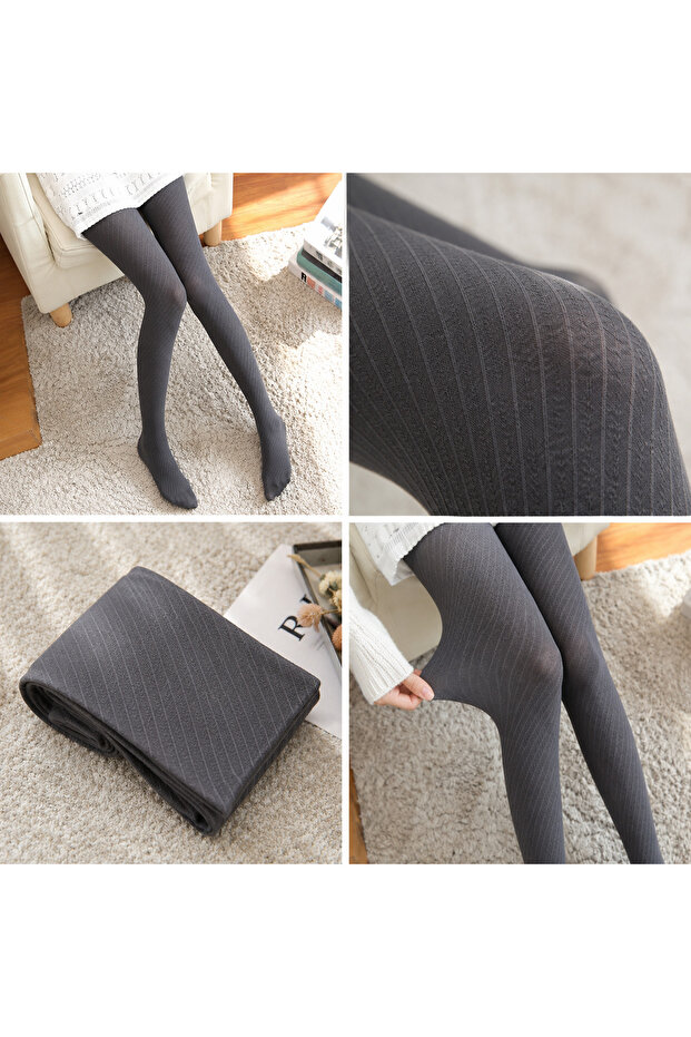 Ece's Twist Jacquard Wheat Pattern Korean Style Breathable Socks W1023