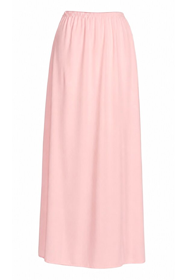 Powder Pink Full Length Lining Long Skirt Lining