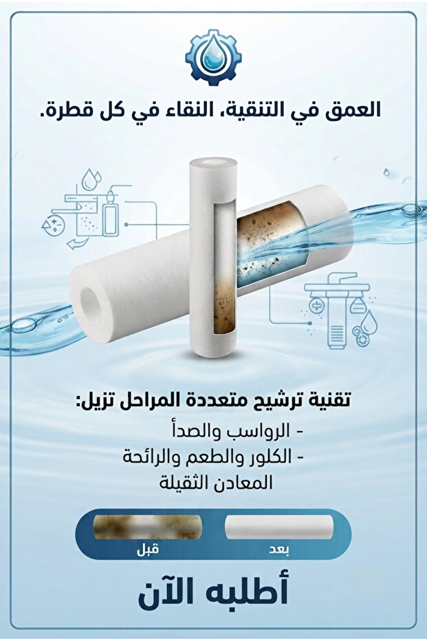غيار فلتر تنقية المياه