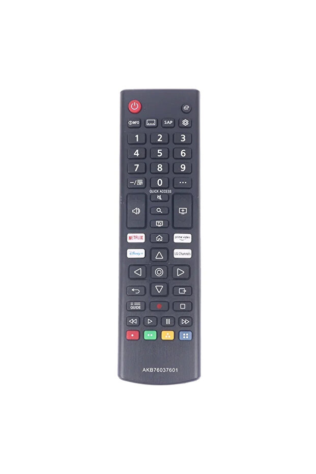 black Remote Control AKB76037601 for Smart LCD TV Compatible with AKB75675301 AKB76037605 55UP7000PU