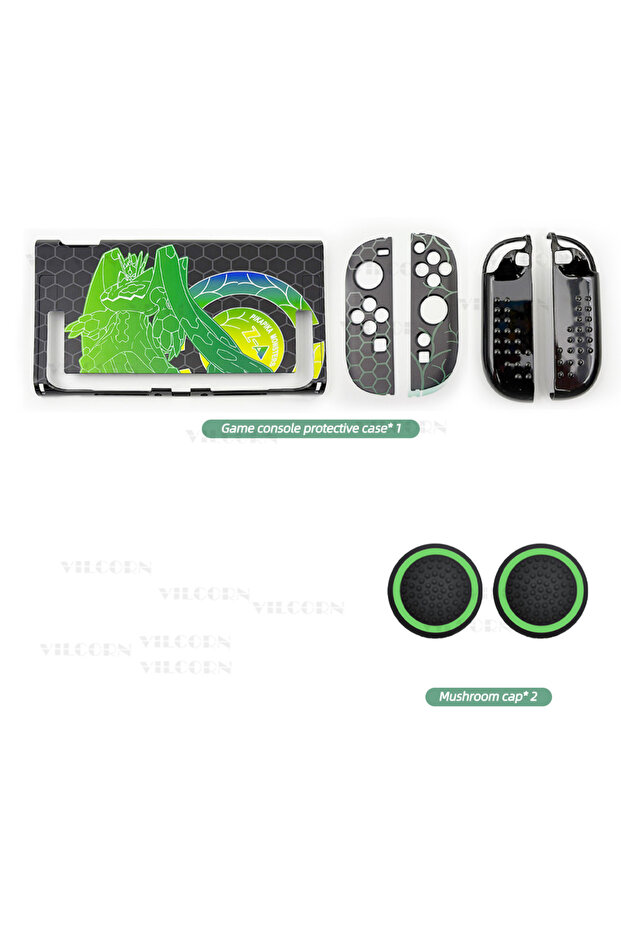04 for Console 【LEGENDS Z-A Style】Switch 2 Console Cover Case fits Base, NS2 Split Hard Protective S