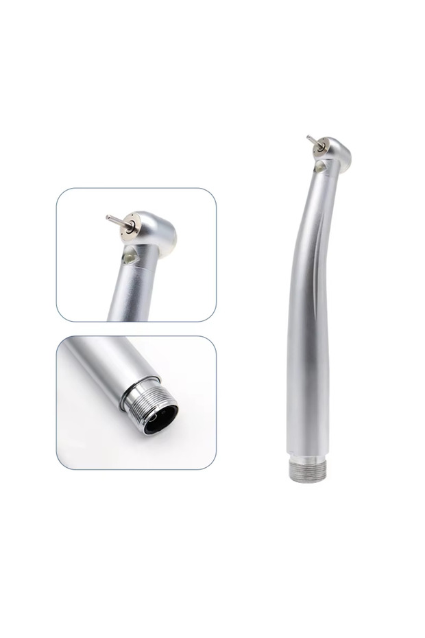 B2 2 Holes Dental LED High Speed Handpiece Dentist Tips Teach Model E-Generator Rotation Turbine Den