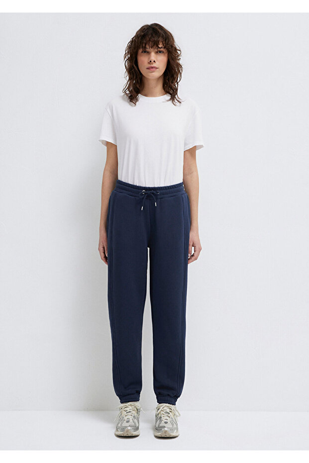 1600430 -70487 Μοντέλο Navy Blue Basic Sweatpants - 3