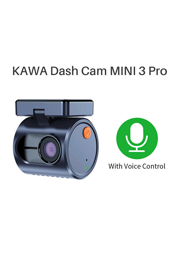 كاميرا سيارة صغيرة MINI3 Pro 2K KAWA MINI 3 Pro لتسجيل الفيديو أثناء القيادة ووقوف السيارات، مسجل فيديو صغير للسيارة 24 ساعة