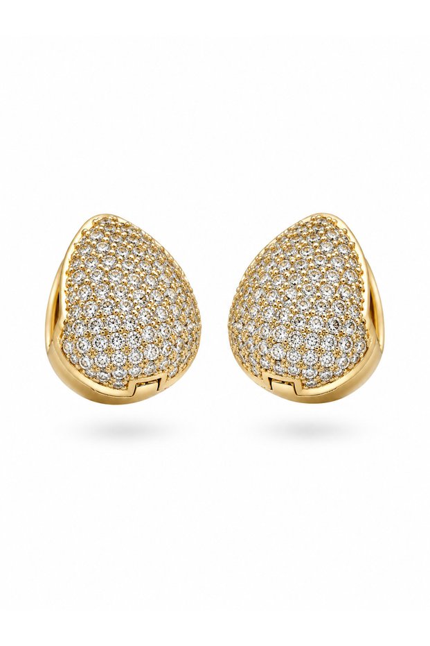 Velora Flare Xuping Women's Steel Earrings Tarnish Resistant Rose Gold Color