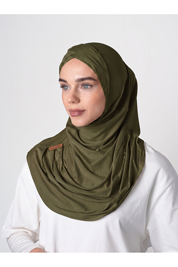 Ready-Made Viscose Hijab Cross Turban - St 173 (2917326)