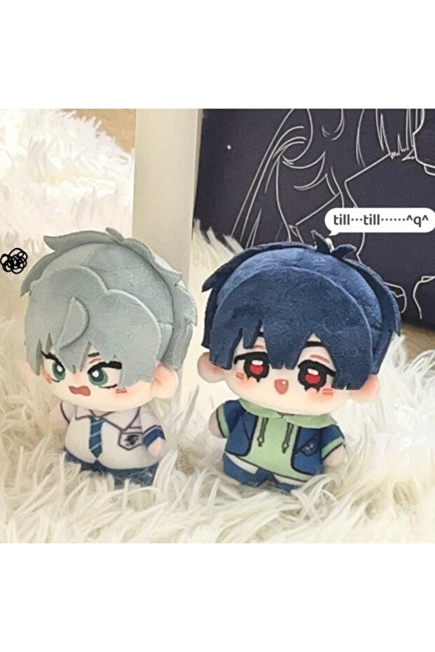 2PCS 10cm Alien Stage Ivan Till Stuffed Plush Toys Soft Body Figurine Statue Model Collection Room D