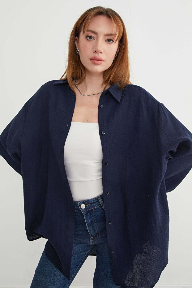 Basic Oversize Shirt - 4