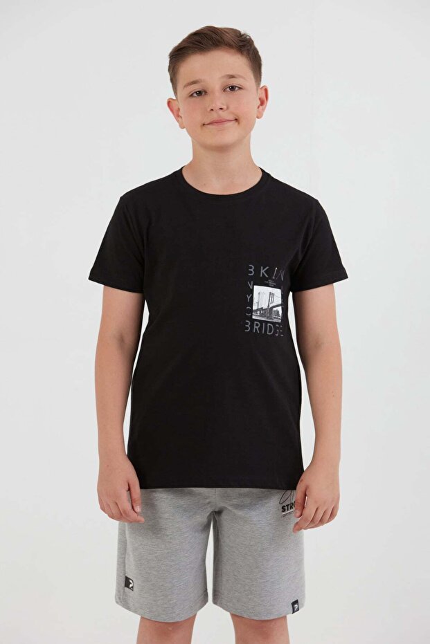 100% Cotton Printed Boy's T-Shirt