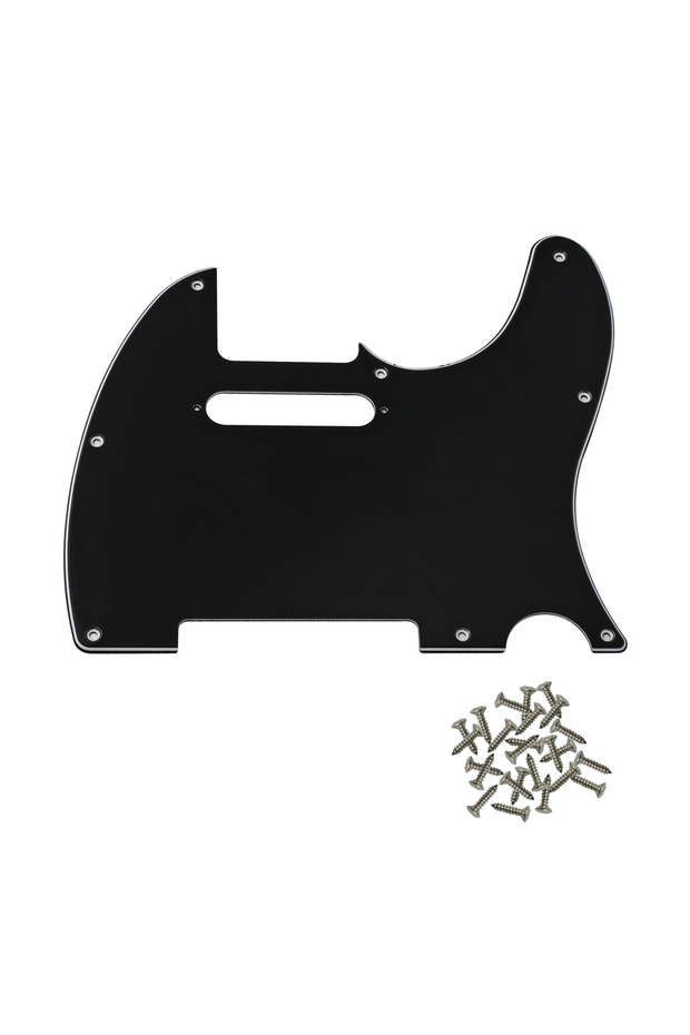 Black 3ply PHRILAM 8 Hole TL Electric Guitar Guard, Enhance Guitar Tone & Protection - Great Gift fo