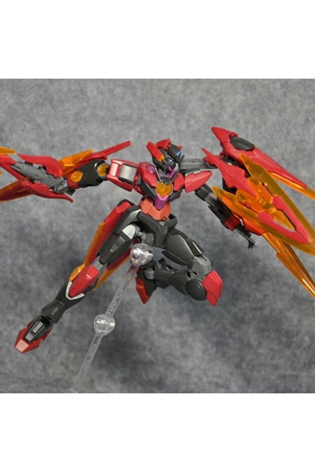 Bandai Black 00Qan HG 1/144 Cat Ear Ver Pink Blue Black Color Options Mecha Assembly Model Kit Actio