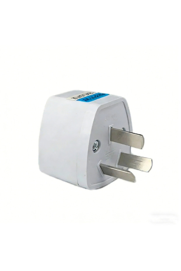 WHITE Universal Power Adapter Travel Adaptor 3 Pin AU Converter for US/UK/EU to AU Plug Charger for