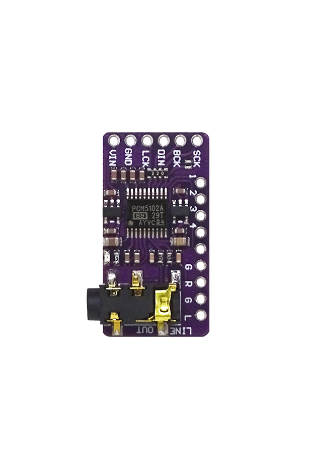 Interface I2S PCM5102A DAC Decoder GY-PCM5102 I2S Player Module For Raspberry Pi pHAT Format Boar... - 3