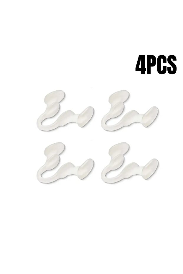White 4PCS 2/4/6/8/10Pcs Nose Clip Anti Snoring Soft Nasal Dilator Stop Snore Device for Aid Easy Br