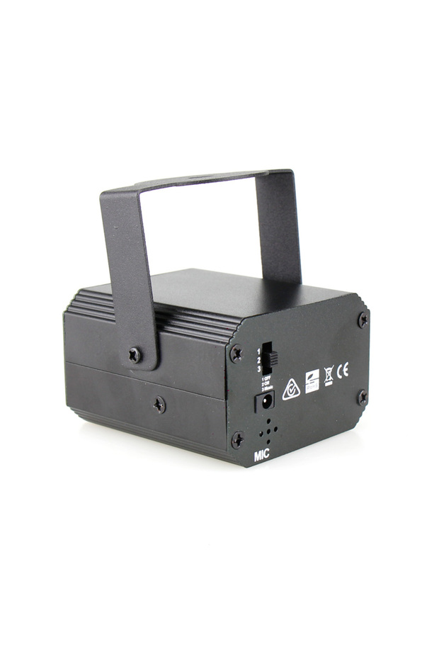 جهاز عرض ليزر ديسكو صغير قابل لإعادة الشحن بمنفذ USB 5 فولت من طراز R&G Firefly الأساسي، مزود بإضاءة كاملة النجوم، مناسب للرقص مع منسقي الأغاني.