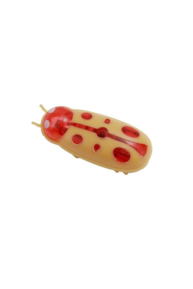 H Mini Electric Bug Pet Dog Cat Toy Interactive Cute Ladybird Beetle Animal Shape Cat Toys Walking I