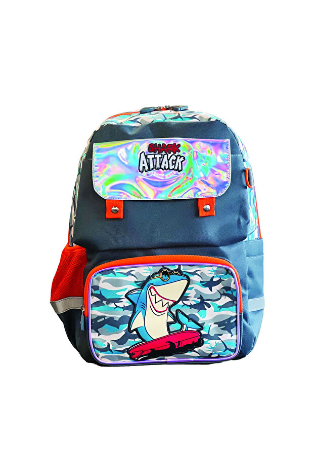 Shark Three-Eye Backpack