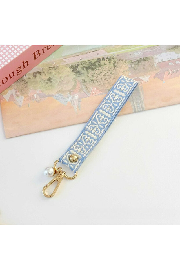N90201 Mobile Phone Lanyard Oblique Span Can Carry Ethnic Style Embroidery Adjustable Soft Does Not