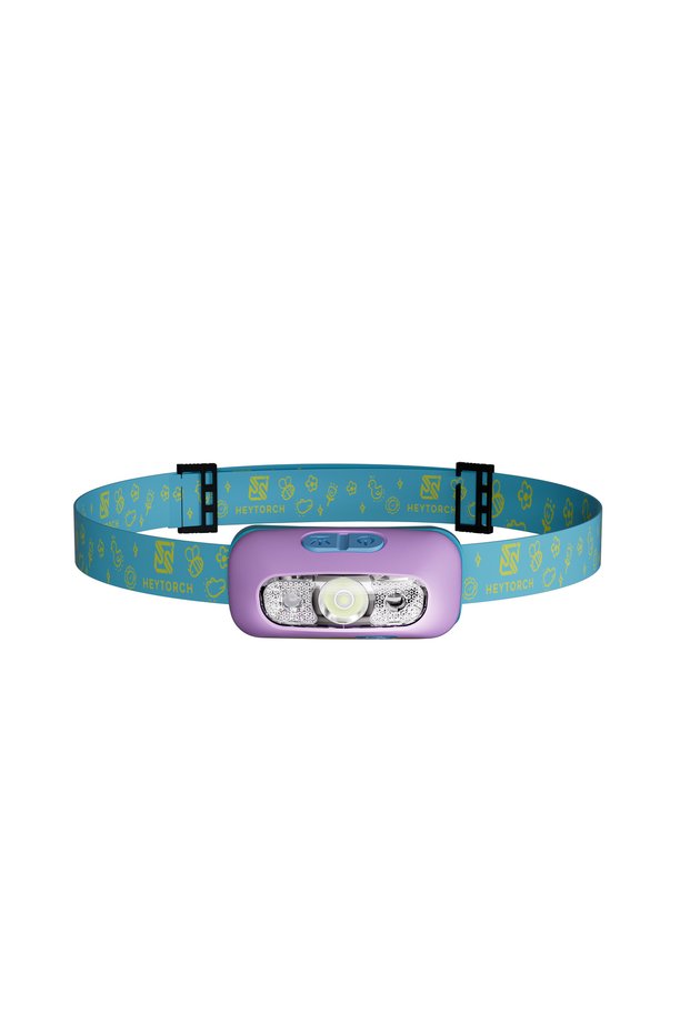 Pink Kids LED Headlamps Sensor Headlight Type-C Rechargeable Head Flashlight Head Light Torch Childr