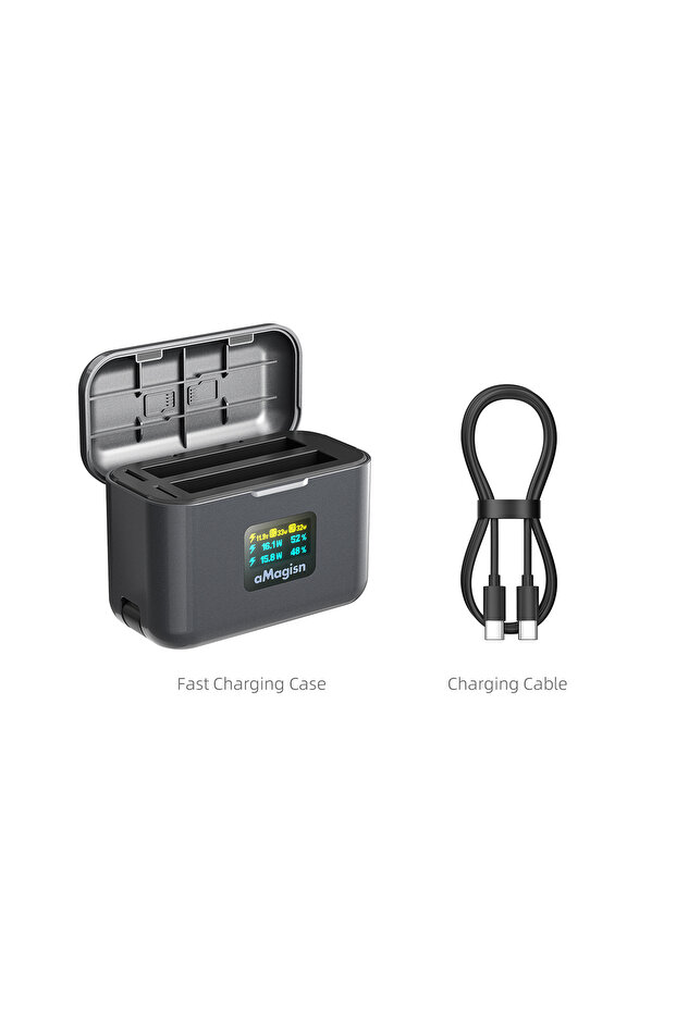 For Insta360 X4 Air Fast Charging Case aMagisn 36W Fast Charging Case for Insta360 X4 Air Camera, Po