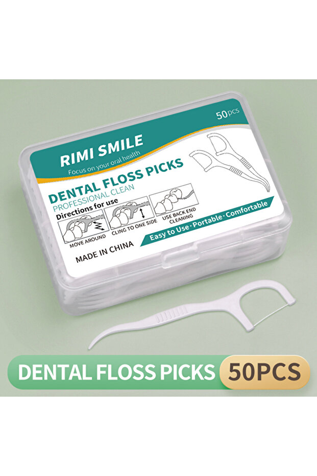 1 boxe with 50PCS 50/150/300/600/1000 PCS Dental Floss Sticks Oral Care Tools