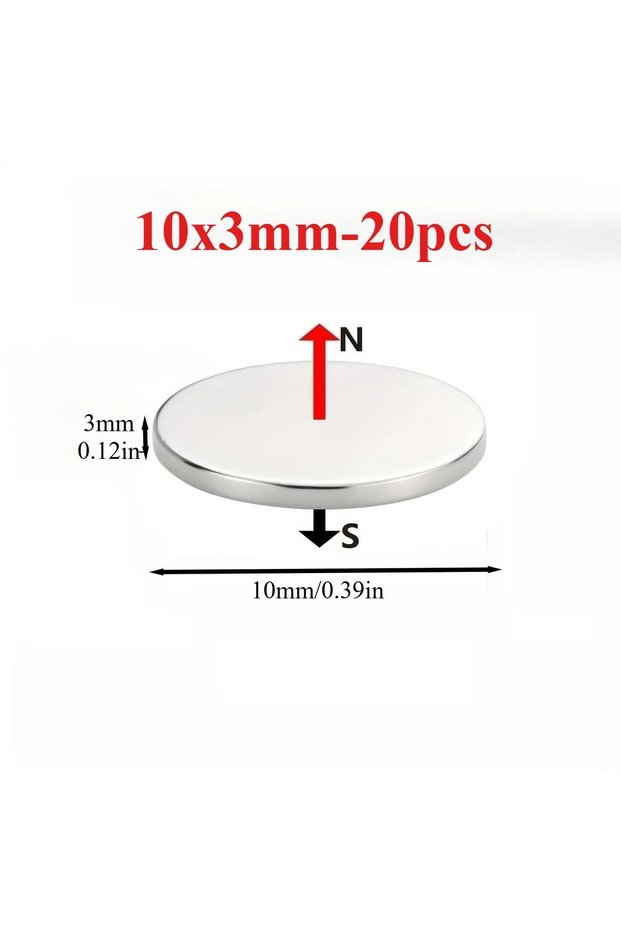 D10x3mm-20pcs Powerful Multi Specification 8x3/8x4/10x2/10x3 Magnets Suitable for Refrigerator DIY,