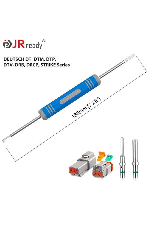 أداة استخراج دبابيس التوصيل DRK-RT1B JRready لأجهزة التوصيل ذات الوصلات الصلبة/المختومة، أداة إزالة أطراف التوصيل لأجهزة Deuts