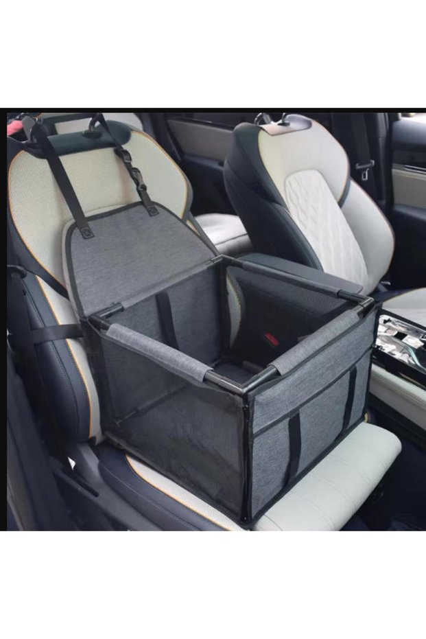 DARK GRAY Travel Dog Car Seat Cover Waterproof Pet Dog Carriers Bag Cat Transport Hammock Dog Car Se