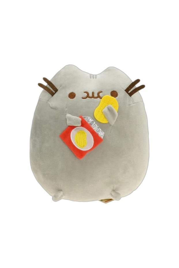 Bandai D 14CM Plush Toy Kawaii Helado Sushi Cat Cartoon Plush Fill Animal Doll Potato Chip Ice Cream