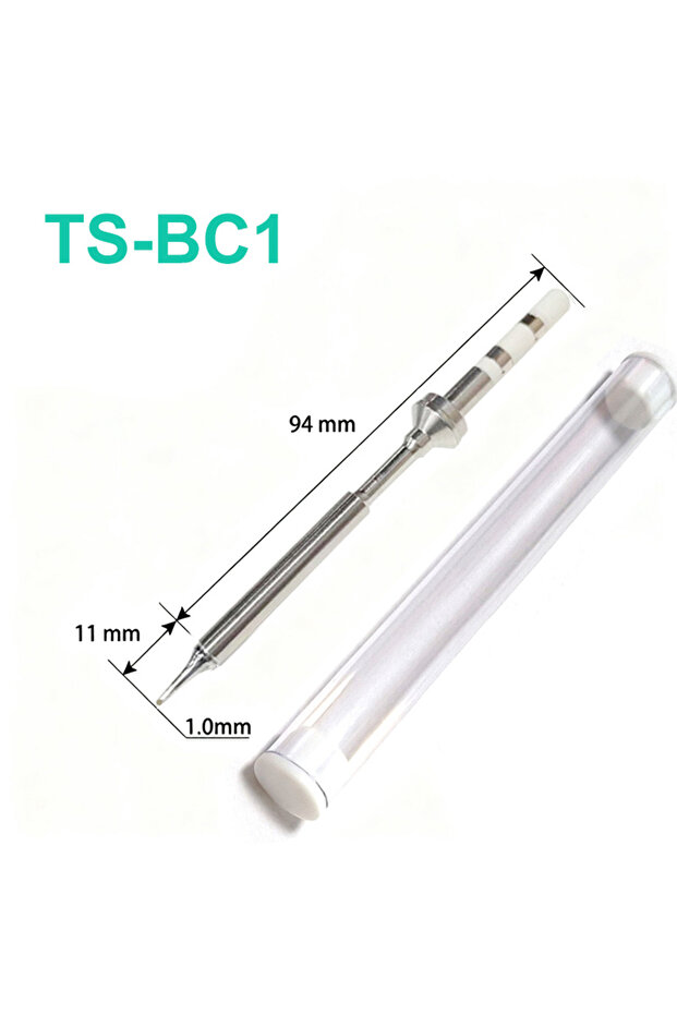 رأس مكواة لحام TS-BC1 TS100 صغير الحجم على شكل حدوة حصان، متوافق مع طرازات TS-BC1 TS-BC2 TS-BC3 TS-C1 TS-C4