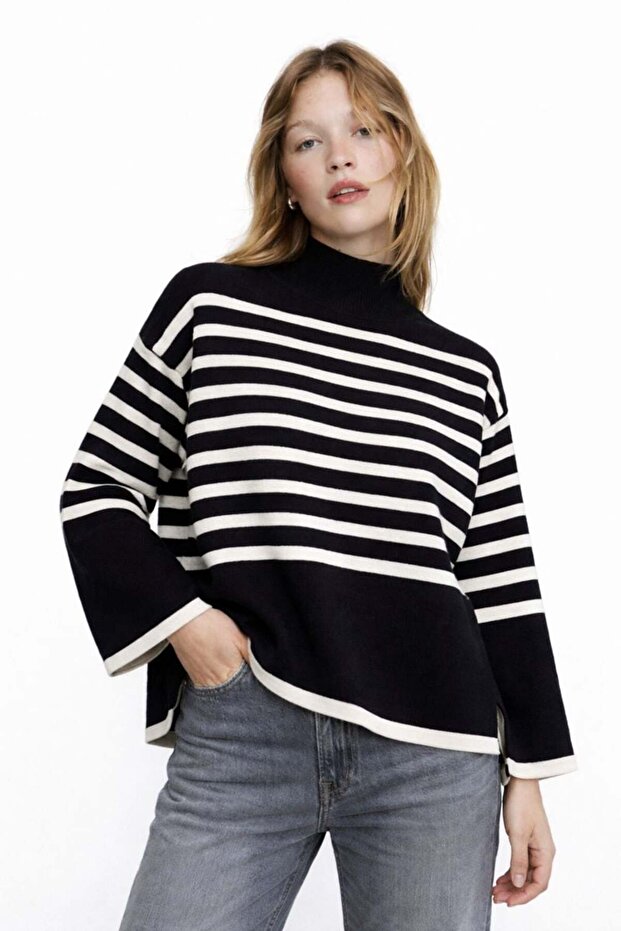 Women's Striped Knitwear Sweater