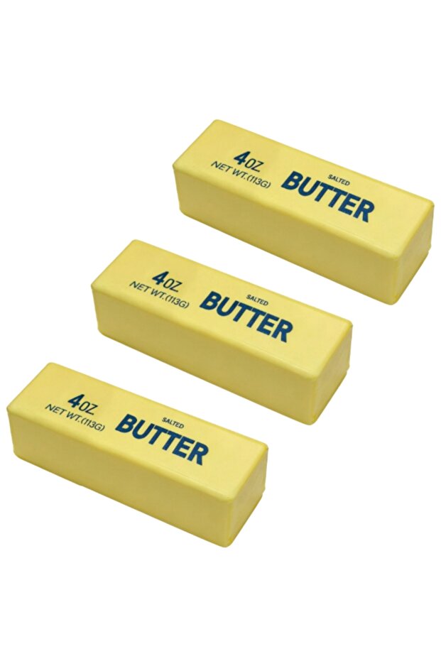 3 PCS Butter Stick Squishy Fidget Toys Funny Squeeze Elastic Cheese Toy Unzip Slow Rise Squeeze Pran